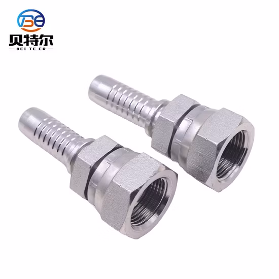 Straight Bsp Female Double Hex Hydraulic Hose Fitting One-Piece Fitting Hose Fitting
