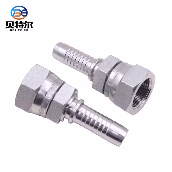 Straight Bsp Female Double Hex Hydraulic Hose Fitting One-Piece Fitting Hose Fitting