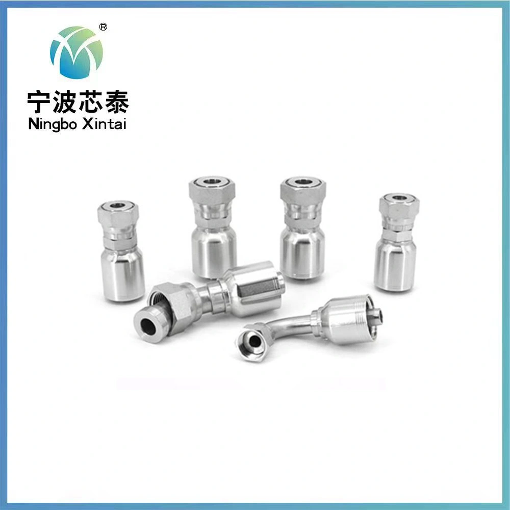 China Supplier OEM ODM Parker Parkrimp and Reuseable Hose End Carton/Stainless Steel Cross Tee Swivel Hydraulic Tube Crimp Fittings Custom