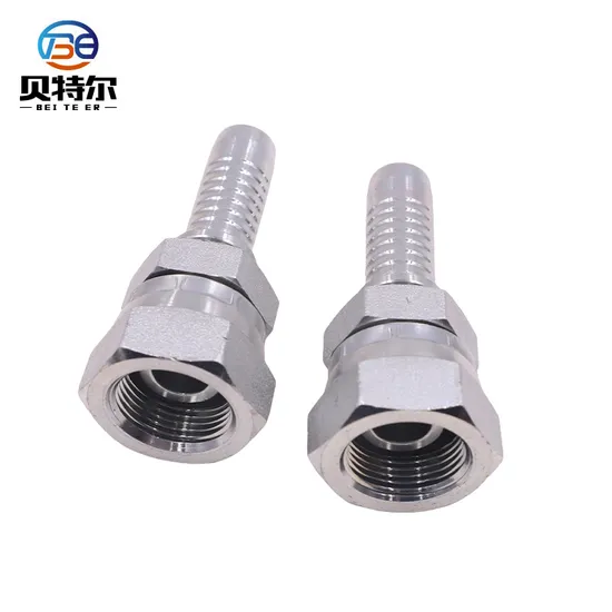 Straight Bsp Female Double Hex Hydraulic Hose Fitting One-Piece Fitting Hose Fitting