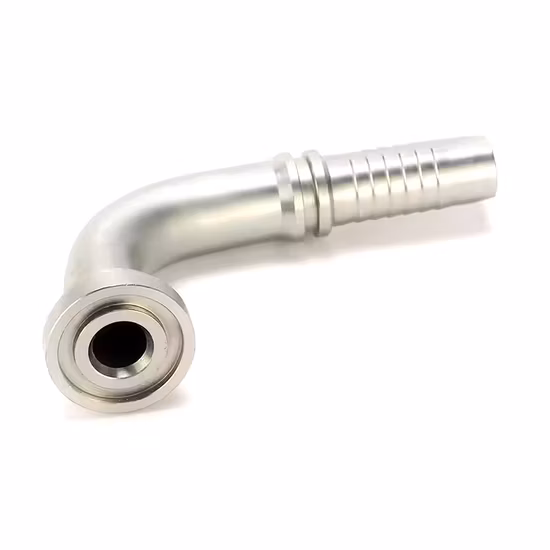 87393 油圧 90 度 SAE 3000 Psi ホース フランジ フィッティング
